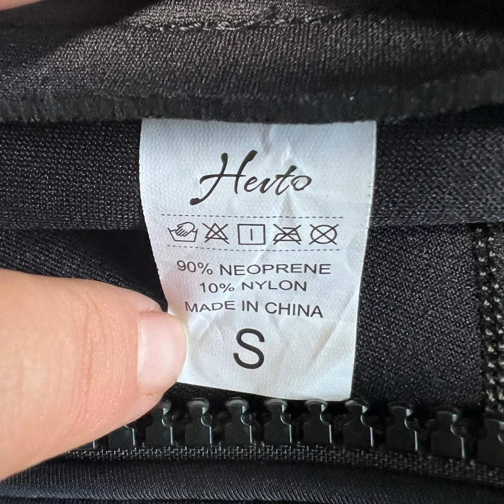 Hevto Men Wetsuit Tops and Vest 3/2mm Neoprene Jacket Size Small